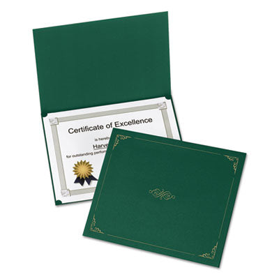 Oxford Certificate Holder | Green 5/Pack