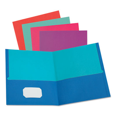 Oxford Twisted Twin Textured Pocket Folders 10/Pk