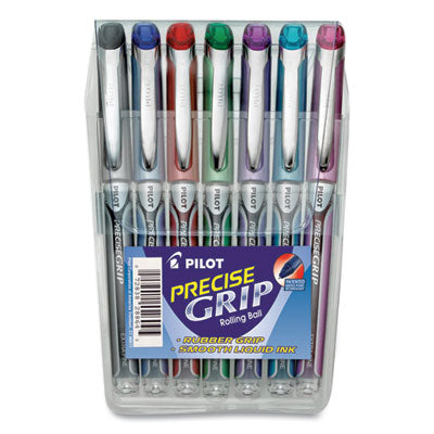 Pilot Precise Grip Rollerball Pen | Assorted 7/Pk