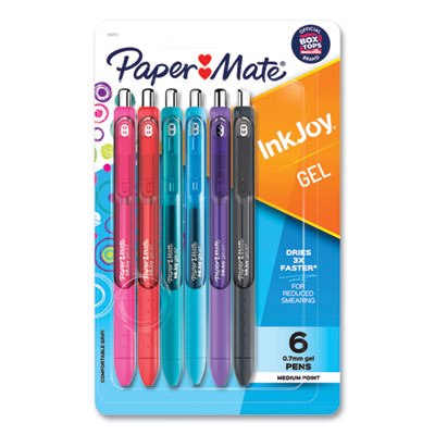 Paper Mate Inkjoy Gel Pen | Assorted 6/Pack