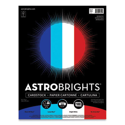 Color Cardstock, "Patriotic" Assortment | 100/Pk