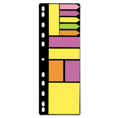 Mixed Ring-Binder-Insertable Note & Flag Set