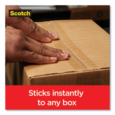 Scotch® Box Lock Shipping Packaging Tape With Dispenser, 3" Core, 1.88" X 54.6 Yds, Clear, 4/pack