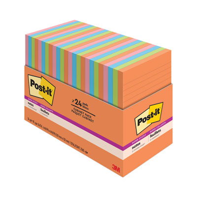 Post-it Notes Super Sticky Pads | 4x6, 24/Pack