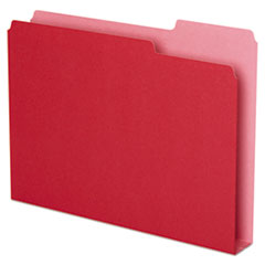 Double Stuff File Folders | 1.5" Expan, Red