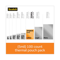 Scotch Laminating Pouches | 5 Mil, 100-Pack