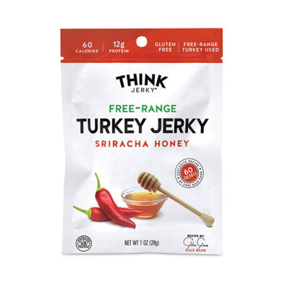 Sriracha Honey Turkey Jerky | 1oz Pouch, 12/Pack