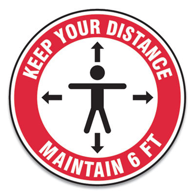 Social Distance Floor Signs | Keep Your Distance