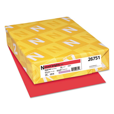 Exact Brights Paper | Red, 20lb, 500/Ream