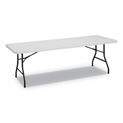 Rectangular Plastic Folding Table | 96"W, White