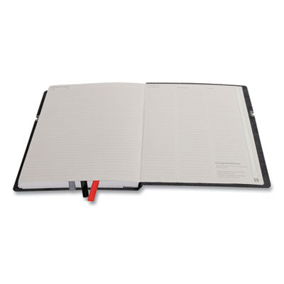 TRU RED™ Large Mastery Journal with Pockets, 1-Subject, Narrow Rule, Black/Red Cover, (192) 10 x 8 Sheets
