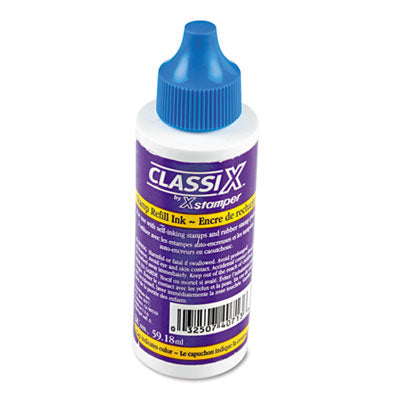 Refill Ink for Classix Stamps | Blue | 2 Oz