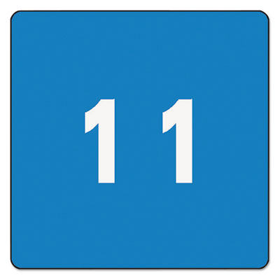 Numerical End Tab File Folder Labels | 1, Roll