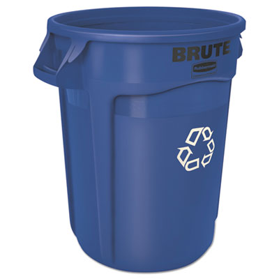 Brute Recycling Container | 32 gal, Blue