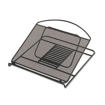 Safco® Onyx Mesh Laptop Stand, 12.25" X 12.25" X 2", Black