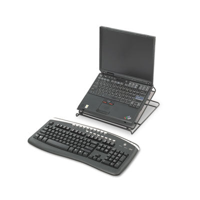 Safco® Onyx Mesh Laptop Stand, 12.25" X 12.25" X 2", Black