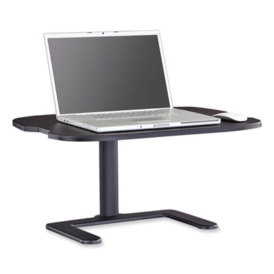 Safco® Stance Height-Adjustable Laptop Stand, 26.9 x 18 x 1.25 to 15.75, Black, Supports 15 lbs