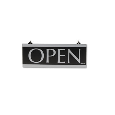 Headline Sign Reversible Open/Closed Sign | Black