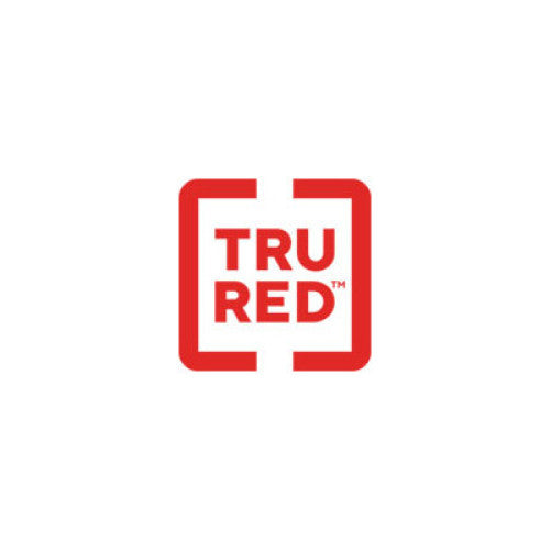 TRU RED™ Magnetic Porcelain Dry Erase Board, 72" x 48", White Surface, Black Aluminum Frame