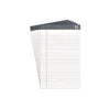 TRU RED™ Notepads, Narrow Rule, 50 White 5 x 8 Sheets, 6/Pack