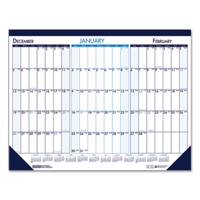 Three Month Desk Pad | 22x17, 2024-2026