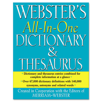 All-In-One Dictionary/Thesaurus | Hardcover