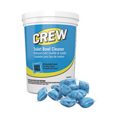 Diversey™ Crew Easy Paks Toilet Bowl Cleaner, Fresh Floral Scent, 0.5 Oz Packet, 90 Packets/tub