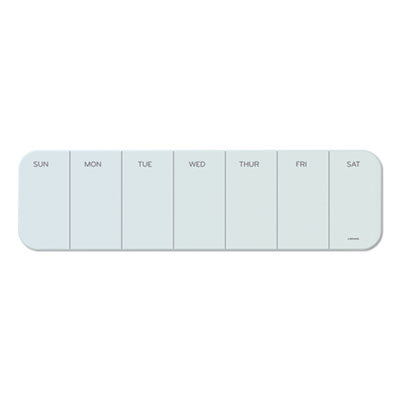 U Brands Cubicle Glass Dry Erase Board | Monthly