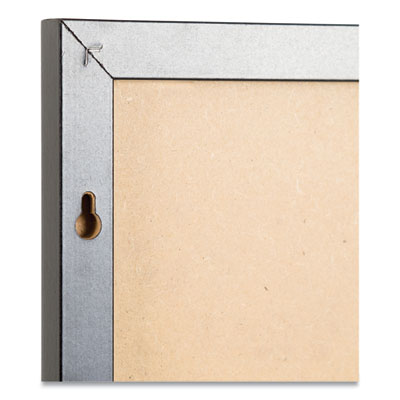 U Brands Magnetic Dry Erase Board with Wood Frame, 36" x 24" (Actual Size: 35" x 23"), White Surface, Black Wood Frame