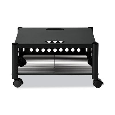 Underdesk Machine Stand | 2 Shelves, Black