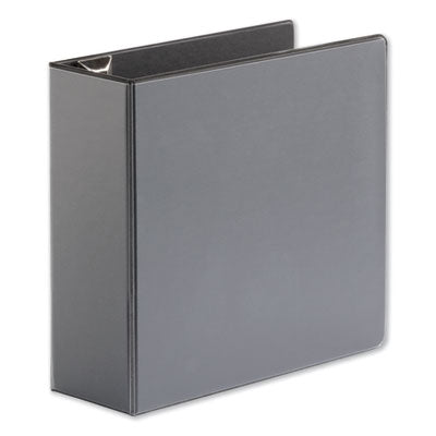Deluxe Easy-To-Open D-Ring View Binder | 4", Blk