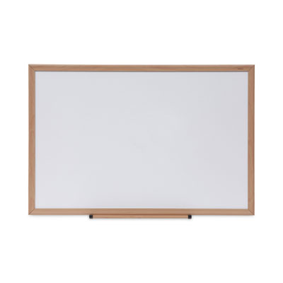 Melamine Dry Erase Board | 36" x 24" Oak Frame