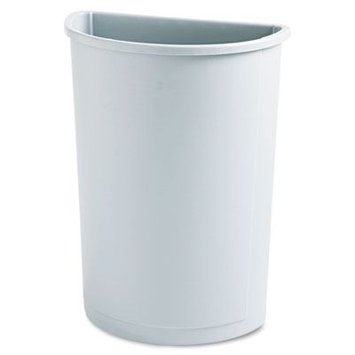 Untouchable Half-Round Plastic Receptacle | 21gal