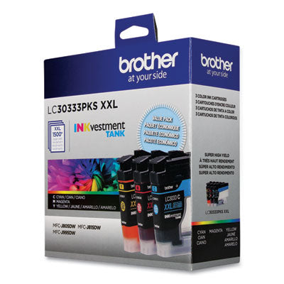 LC30333PKS Super High-Yield Ink | CMY 3-Pack
